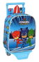 Safta 232+carro 805 Mochila con carro Pjmasks 22x27x10cm para niños 3+ años