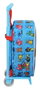 Safta 232+carro 805 Mochila con carro Pjmasks 22x27x10cm para niños 3+ años