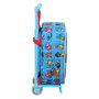 Mochila Escolar con Ruedas PJ Masks Azul 22 x 27 x 10 cm
