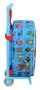 Safta 232+carro 805 Mochila con carro Pjmasks 22x27x10cm para niños 3+ años
