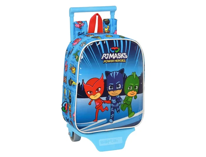 Safta Mochila con carro PJ Masks Azul