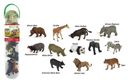 Collecta Tubo Mini Animales Salvajes 1 A1105-C Figuras Juguete +3 Años