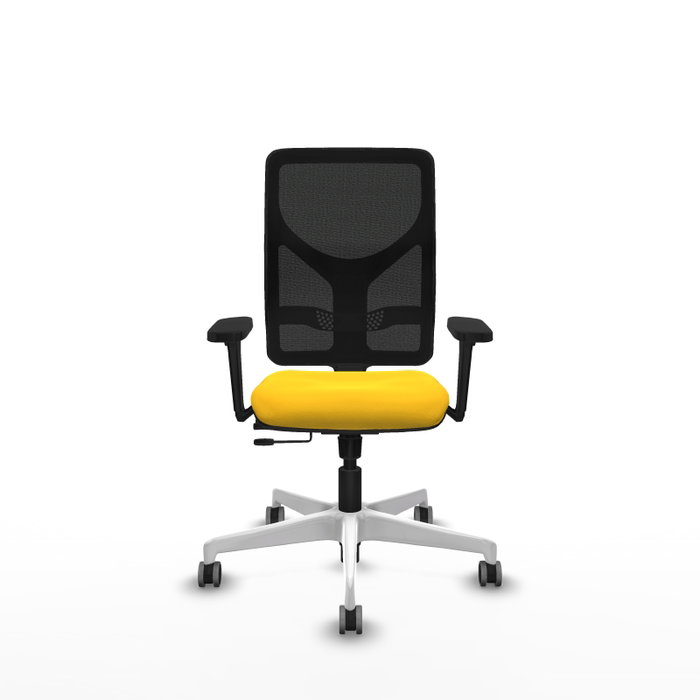 PIQUERAS Y CRESPO Silla de oficina Motilla con mecanismo Sincro/Traslack Amarillo/Negro PIQUERAS Y CRESPO Silla de oficina Motilla con mecanismo Sincro/Traslack Amarillo/Negro