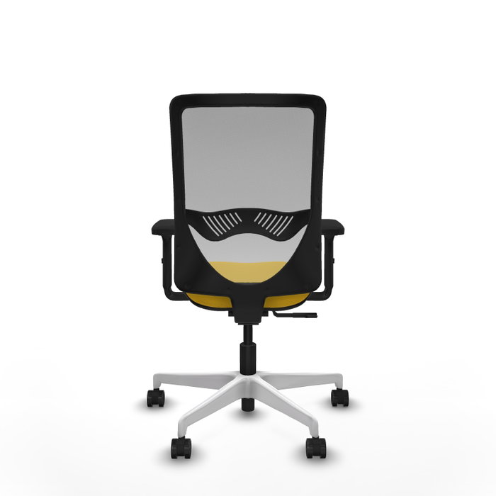 PIQUERAS Y CRESPO Silla de oficina Zulema con Mecanismo Sincro Amarillo y Gris PIQUERAS Y CRESPO Silla de oficina Zulema con Mecanismo Sincro Amarillo y Gris