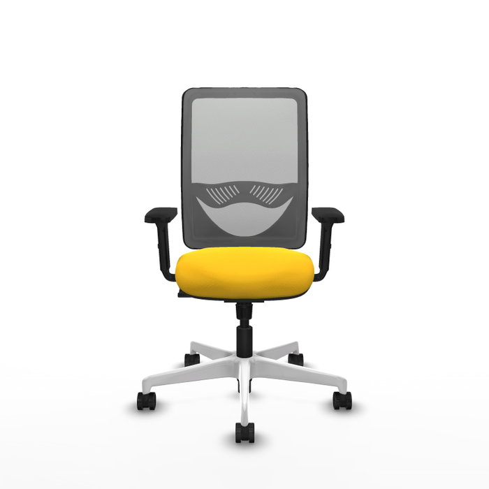 PIQUERAS Y CRESPO Silla de oficina Zulema con Mecanismo Sincro Amarillo y Gris PIQUERAS Y CRESPO Silla de oficina Zulema con Mecanismo Sincro Amarillo y Gris