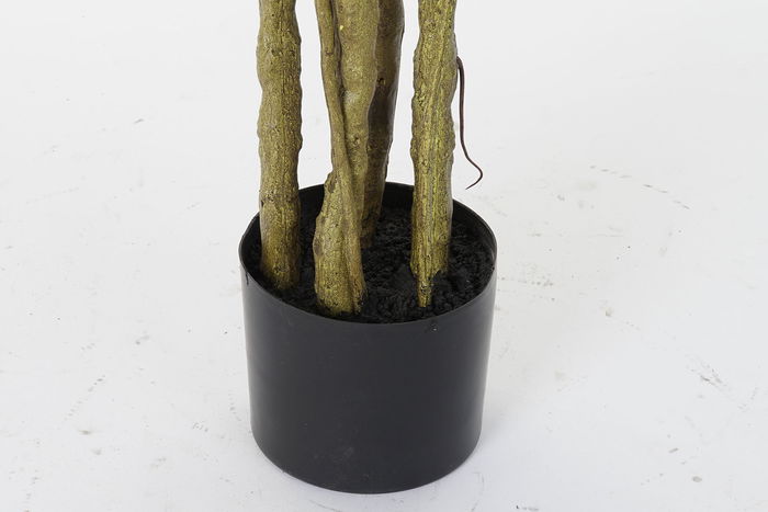 DKD Home Decor Monstera Planta Artificial Verde Marron Poliester 75 x 75 x 180 cm para Terraza y Jardin