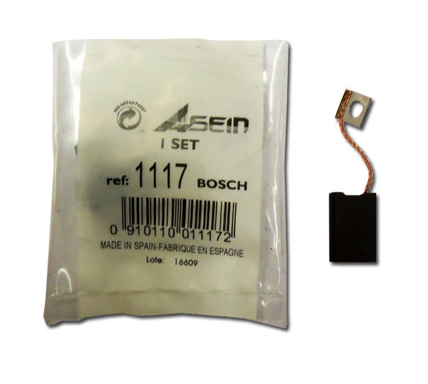 Bosch Escobillas 1117 6,4x12,5x19,0 mm Desconexión Automática Bosch Escobillas 1117 6,4x12,5x19,0 mm Desconexión Automática
