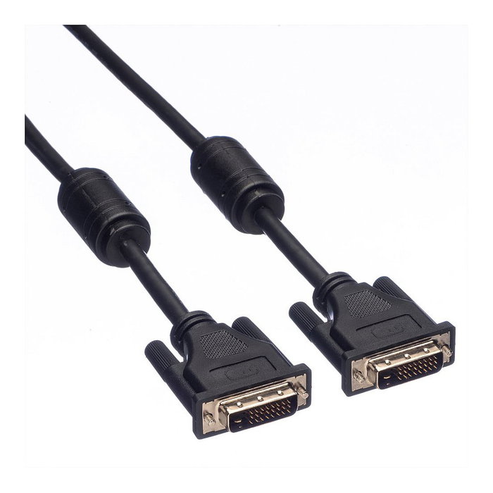 ROLINE Cable DVI-D Dual Link 7.5 m Macho-Macho (24+1) Negro, ROLINE 11.04.5556