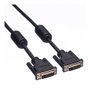 ROLINE Cable DVI-D Dual Link 7.5 m Macho-Macho (24+1) Negro, ROLINE 11.04.5556