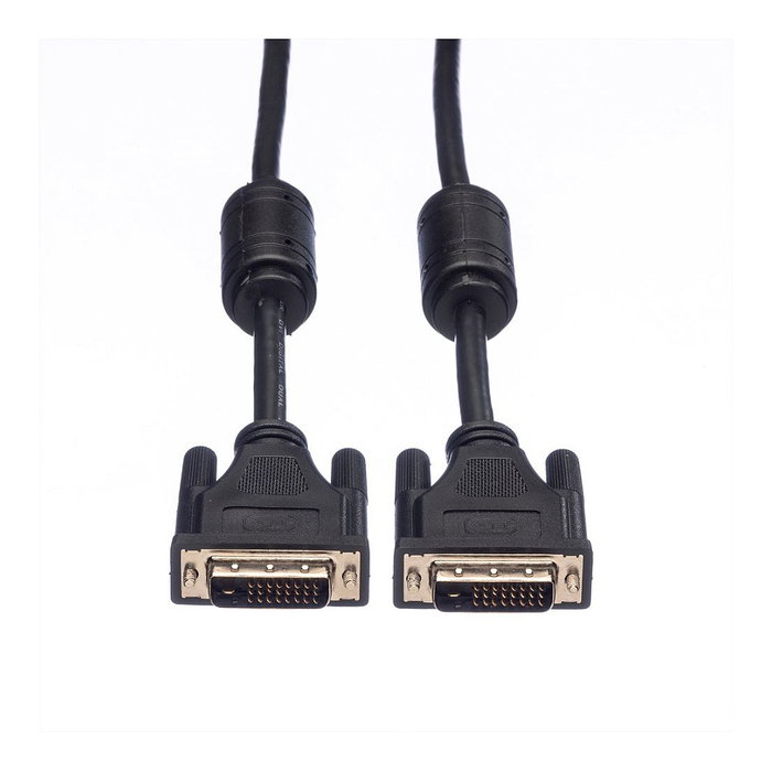 ROLINE Cable DVI-D Dual Link 7.5 m Macho-Macho (24+1) Negro, ROLINE 11.04.5556