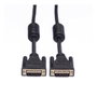 ROLINE Cable DVI-D Dual Link 7.5 m Macho-Macho (24+1) Negro, ROLINE 11.04.5556