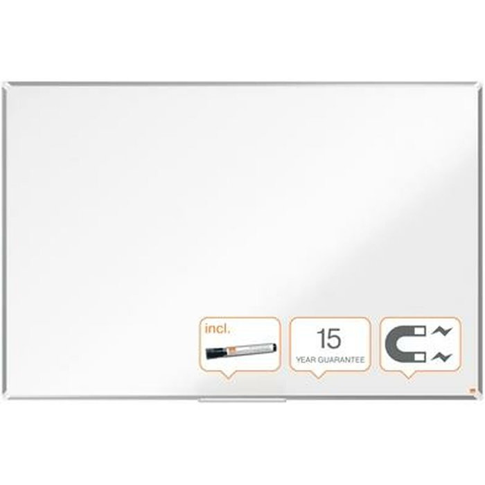 NOBO Pizarra blanca magnética Premium Plus con marco de aluminio 180x120 cm NOBO Pizarra blanca magnética Premium Plus con marco de aluminio 180x120 cm