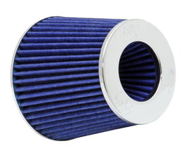 K&N Filtro de Aire Universal de Sujeción KNRG-1001BL-L, 6" OD x 5" H, Con Top Invertido y Brida de 3"