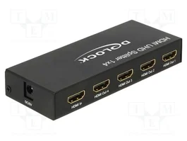 DeLOCK 18684 HDMI UHD Splitter 1 x HDMI in a 4 x HDMI out 4K