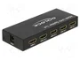 DeLOCK 18684 HDMI UHD Splitter 1 x HDMI in a 4 x HDMI out 4K