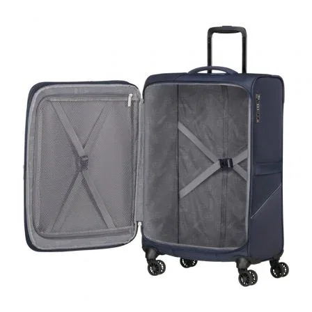 American Tourister Maleta Summerride Spinner Maleta 69 cm 4 Ruedas Azul Marino