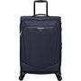 American Tourister Maleta Spinner Summerride 69cm Expandible 4 Ruedas Dobles, Cerradura TSA, Interior Recyclex, Color Azul Marino 69x43x29cm