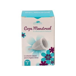JAHISIL-GENUINE Copa Menstrual Talla M, Alternativa Ecológica a Tampones y Compresas, Máxima Protección hasta 12 Horas