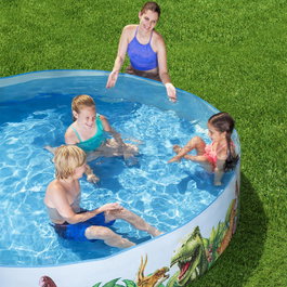 Bestway Piscina Rígida Infantil Dinosaurios 244x46 cm