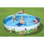 Bestway Piscina Rigida Infantil PVC Dinosaurios 244x46 cm +3 Años Jardin 55001