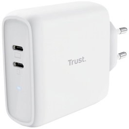 Trust Cargador de Pared Maxo 65W 2 Puertos USB Tipo-C 65W