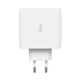 Trust Maxo Cargador de Pared USB-C Doble 65W con Carga Rápida PD 3.0, Protección Sobrecarga/Sobrecorriente, Blanco, Enchufe EU