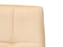 Giftdecor Silla Respaldo Alto Terciopelo Beige 40x48x95 cm (Set de 4)