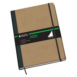 Cuaderno Vesta Nature A4 96H 80Gr. Liso Con Goma