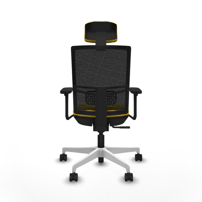 PIQUERAS Y CRESPO Silla de oficina Yunquera con Mecanismo Sincro, Amarillo y Negro PIQUERAS Y CRESPO Silla de oficina Yunquera con Mecanismo Sincro, Amarillo y Negro