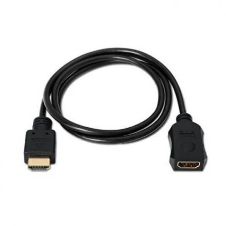Cable Alargador HDMI Nanocable 10.15.1003/ HDMI Macho - HDMI Hembra/ 3m/ Negro