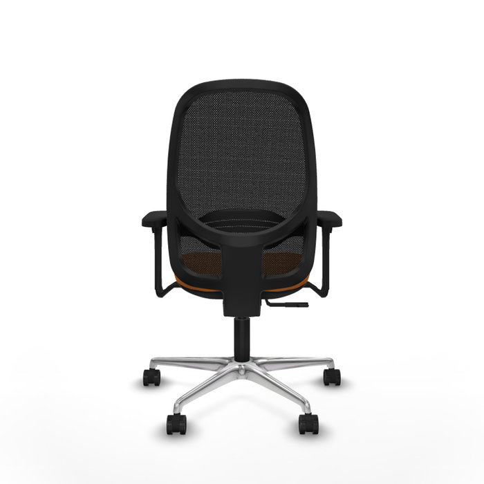 PIQUERAS Y CRESPO Silla de oficina Cilanco Naranja y Negro