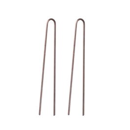 Eurostil 01860/50 Horquillas Negras 6cm (Pack 200 Unidades)