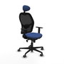PIQUERAS Y CRESPO Silla de oficina Jorquera con mecanismo Sincro, Azul marino