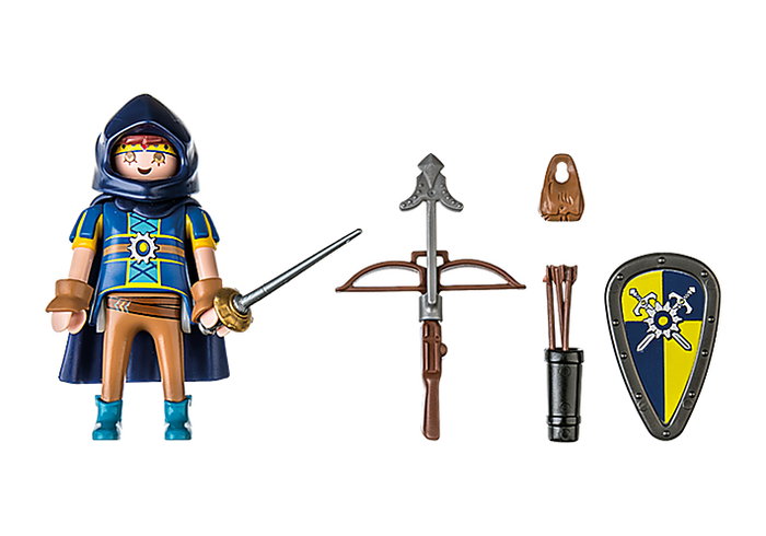 Playmobil Novelmore Gwynn Con Equipo Ballesta Escudo Y EstOque Para Niños A Partir De 4 Años 14 Piezas