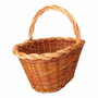 Basics Cesta de mimbre 37x25x20 cm con asa de 34 cm