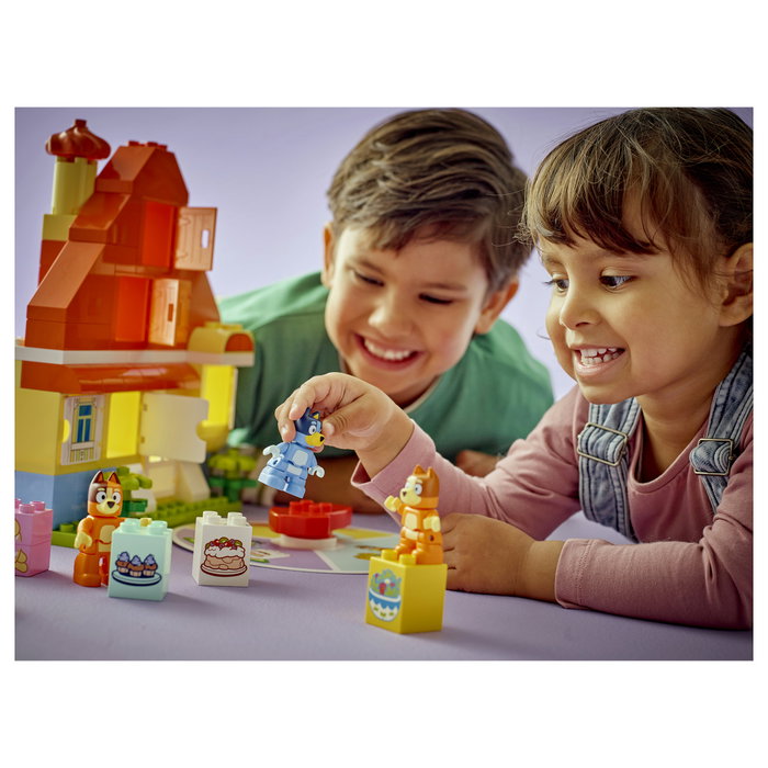 LEGO 10459 DUPLO Bluey Familia Casa con Juego de Memoria 83 Piezas 3+ años