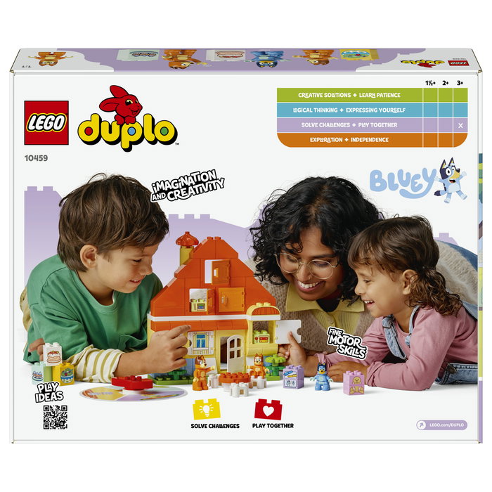 LEGO 10459 DUPLO Bluey Familia Casa con Juego de Memoria 83 Piezas 3+ años