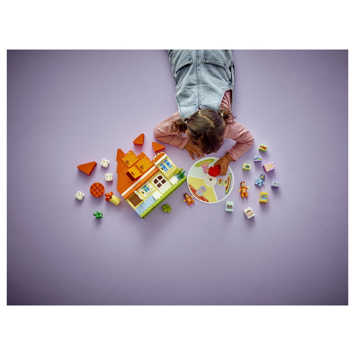LEGO 10459 DUPLO Bluey Familia Casa con Juego de Memoria 83 Piezas 3+ años