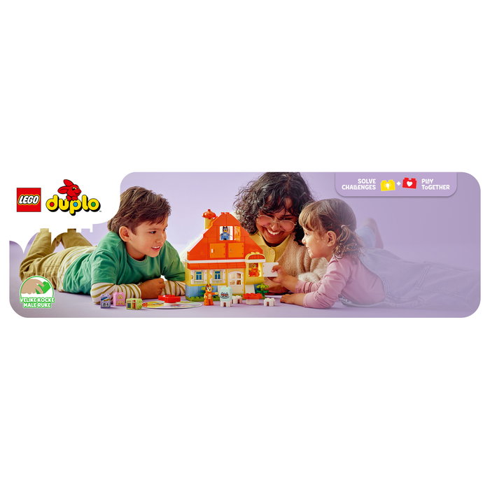 LEGO 10459 DUPLO Bluey Familia Casa con Juego de Memoria 83 Piezas 3+ años