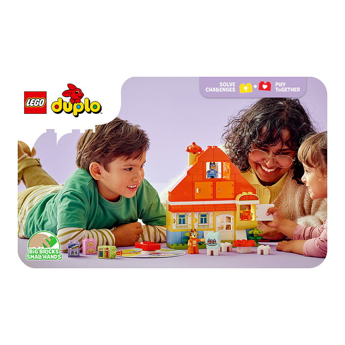 LEGO 10459 DUPLO Bluey Familia Casa con Juego de Memoria 83 Piezas 3+ años