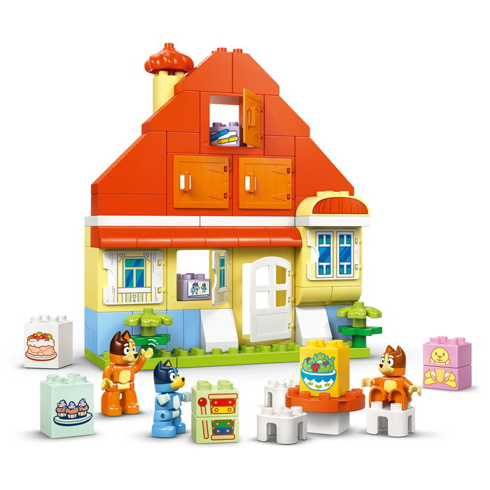 LEGO 10459 DUPLO Bluey Familia Casa con Juego de Memoria 83 Piezas 3+ años