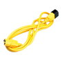 ROLINE Cable de alimentación IEC 320 C14 a C13, Amarillo, 0,8 m
