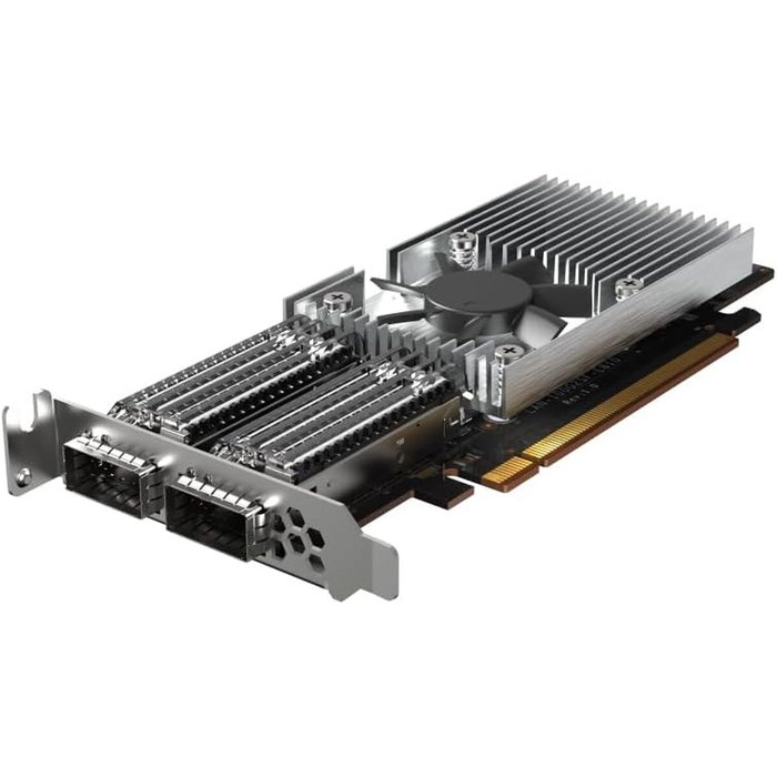 QNAP QXG-100G2SF-E810 Tarjeta de Red Dual Port 100GbE SFP28 PCIe 4.0 x8 QNAP QXG-100G2SF-E810 Tarjeta de Red Dual Port 100GbE SFP28 PCIe 4.0 x8
