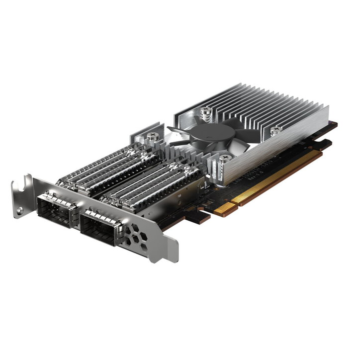 QNAP QXG-100G2SF-E810 Tarjeta de Red Dual Port 100GbE SFP28 PCIe 4.0 x8 QNAP QXG-100G2SF-E810 Tarjeta de Red Dual Port 100GbE SFP28 PCIe 4.0 x8
