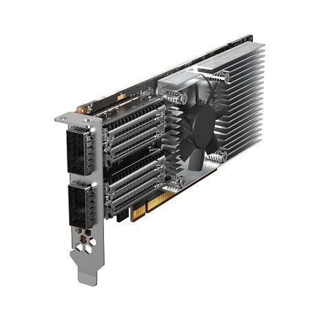QNAP QXG-100G2SF-E810 Tarjeta de Red Dual Port 100GbE SFP28 PCIe 4.0 x8 para NAS