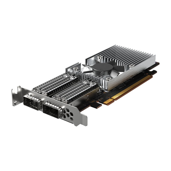 QNAP QXG-100G2SF-E810 Tarjeta de Red Dual Port 100GbE SFP28 PCIe 4.0 x8 para NAS