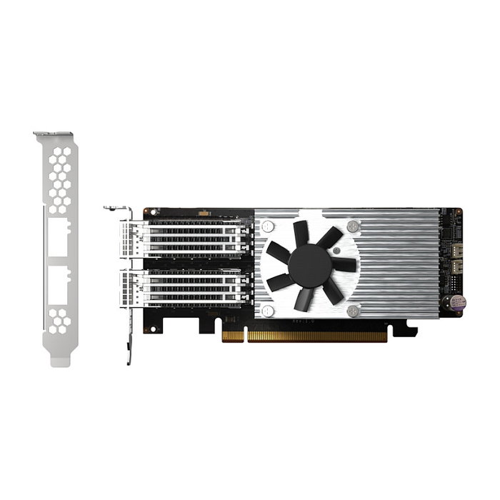 QNAP QXG-100G2SF-E810 Tarjeta de Red Dual Port 100GbE SFP28 PCIe 4.0 x8 para NAS