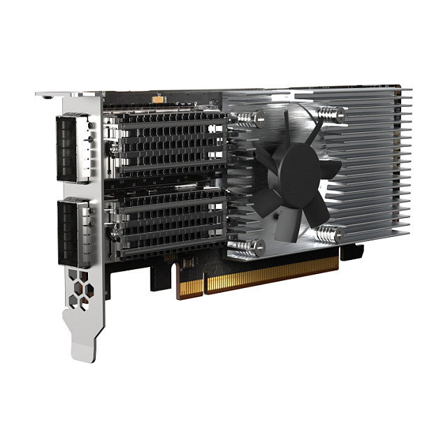 QNAP QXG-100G2SF-E810 Tarjeta de Red Dual Port 100GbE SFP28 PCIe 4.0 x8 para NAS