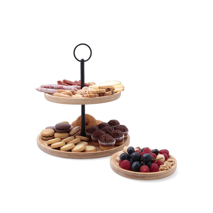 Bandeja Bambú 3 Niveles Bambu Bidasoa 25+20+15x40 cm Bandeja Bambú 3 Niveles Bambu Bidasoa 25+20+15x40 cm