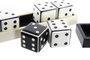 DKD Home Decor Juego de Mesa de Hueso con Dados (Surtido)